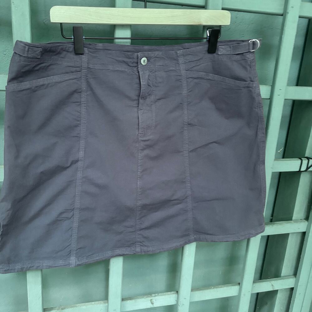 Fresh Produce Gray Utility Cargo Skort Utility Size XXL Coastal Minimalist